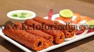Keto Mutton Seekh Kebab 