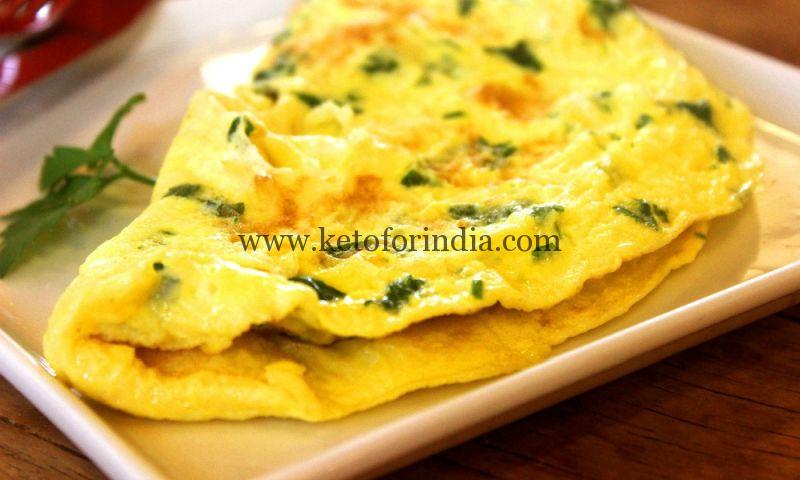 Keto Indian Masala omelette Recipe
