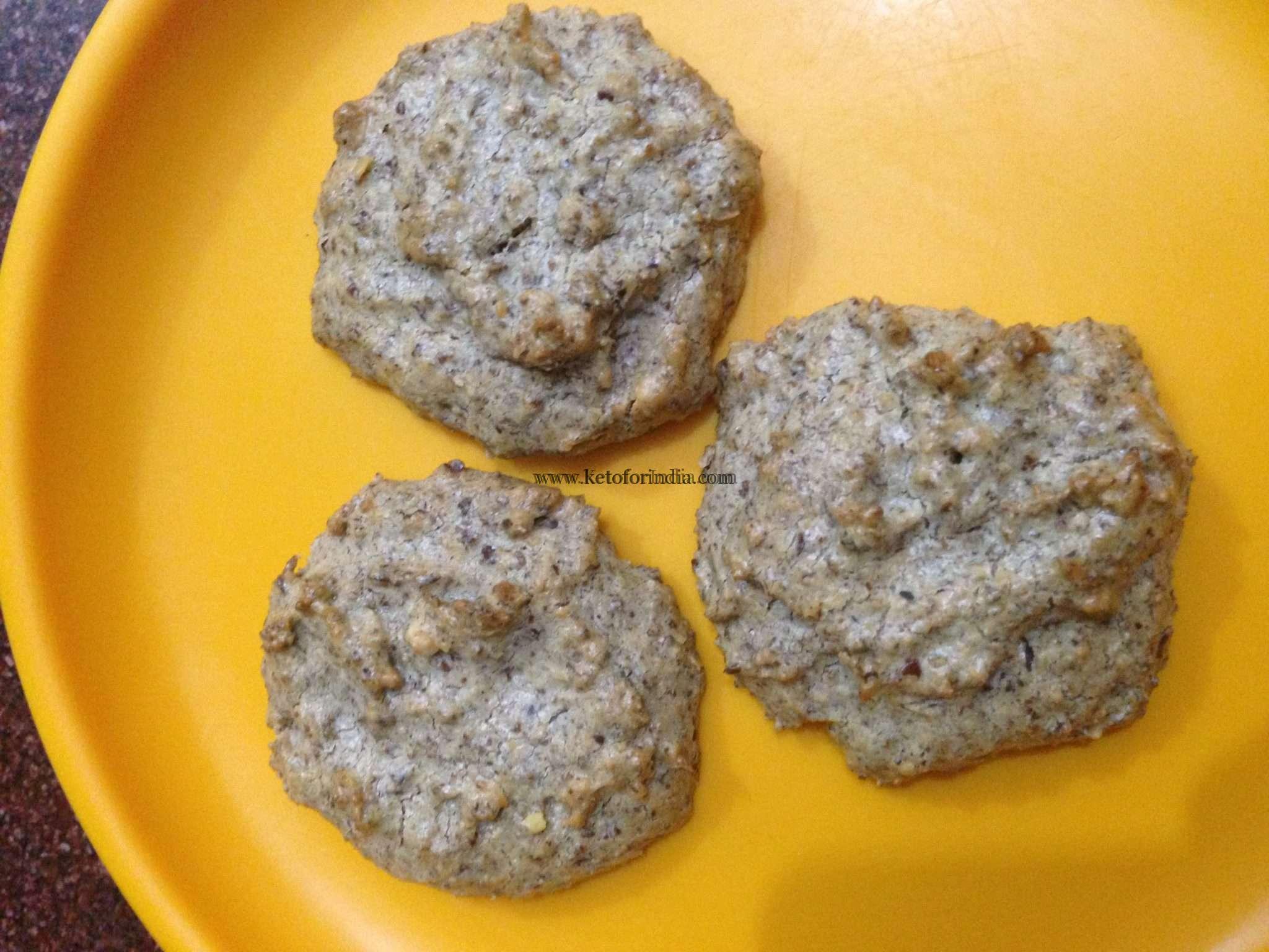 Priya's Keto Flax Seed Crunchy Cookies