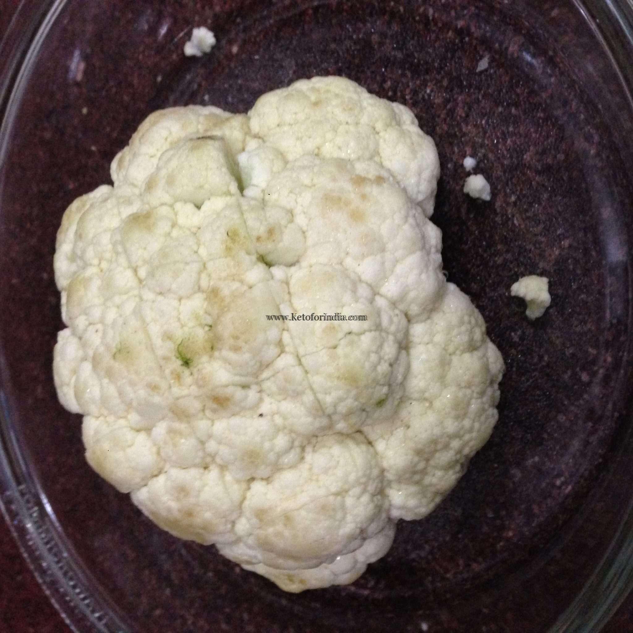 Keto Butter Roasted Cauliflower