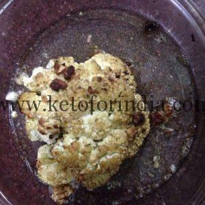 Navratri 4: Keto Butter Roasted Cauliflower