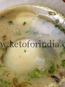 Keto Egg and Mushroom Soup