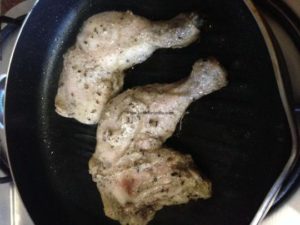 The Chicken On The Heated Pan