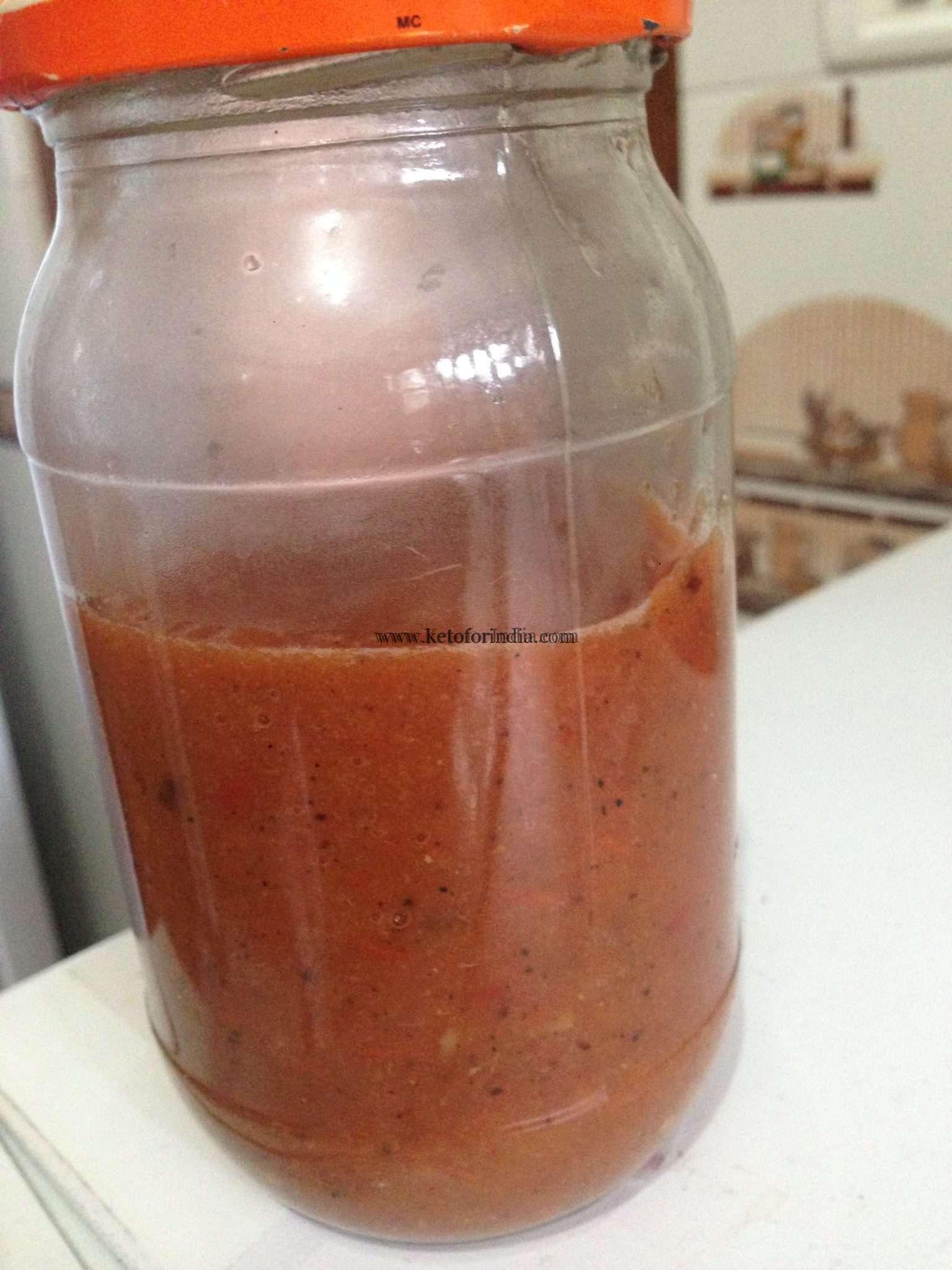 Priya’s Low-Carb Keto Tomato Ketchup - Step by Step Recipe