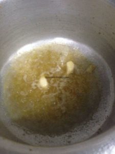 Fry The Ginger Paste And Garlic