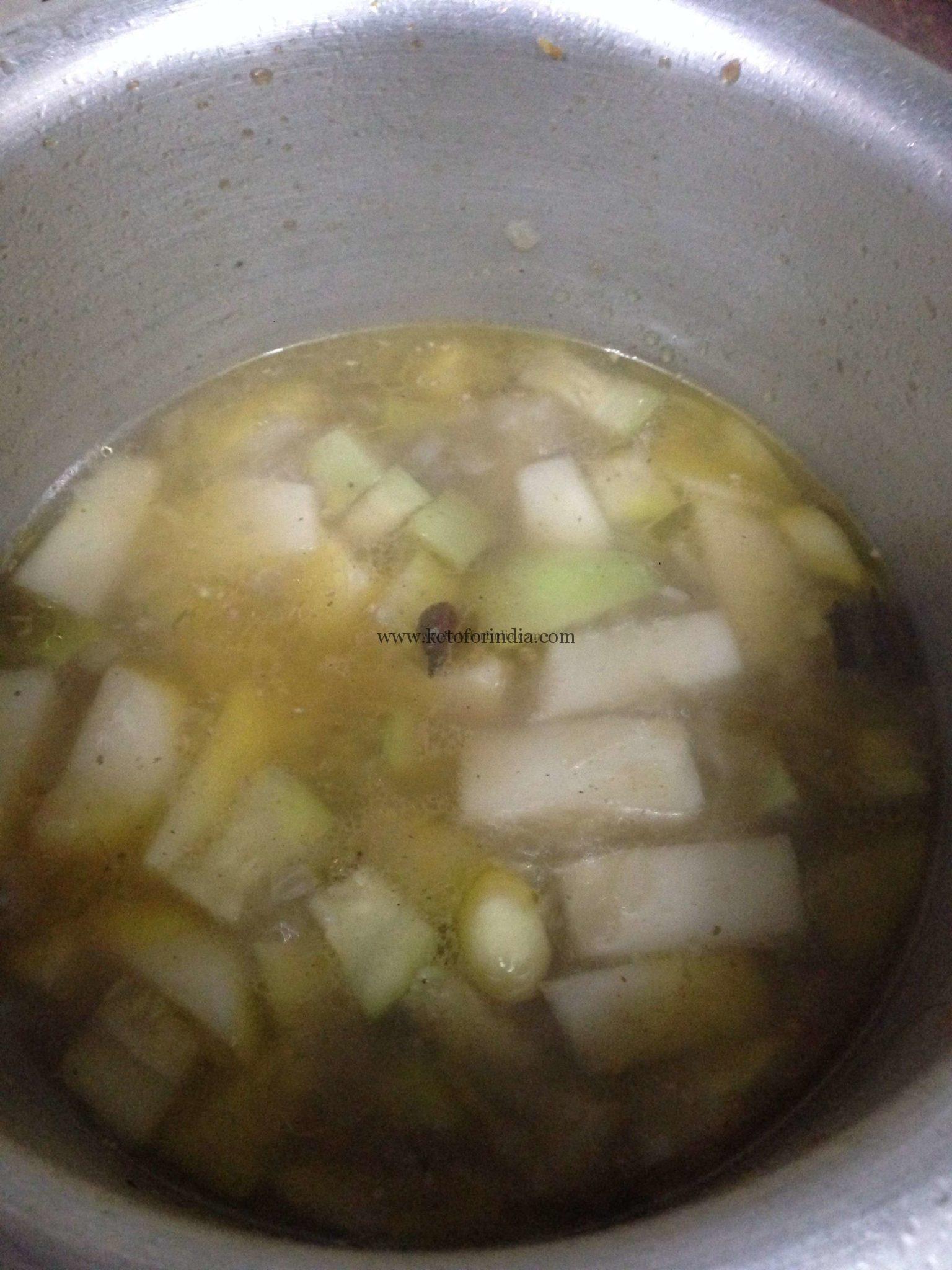 Indian Keto Vegeterian Soup 