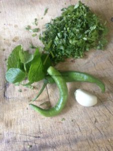 Chop The Coriander And Mint