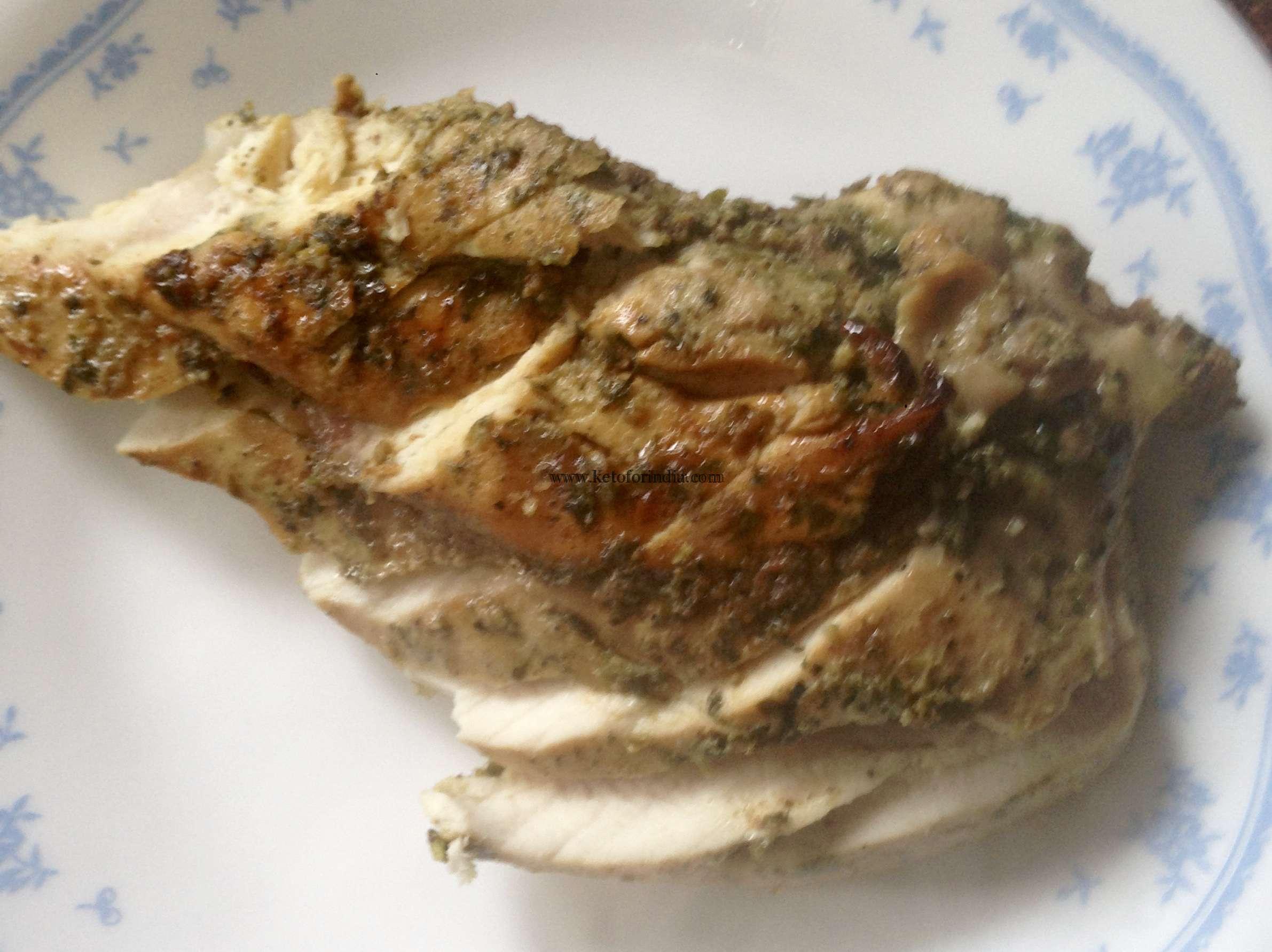 Keto Hariyali Chicken – Grilled Chicken Breast Recipe 