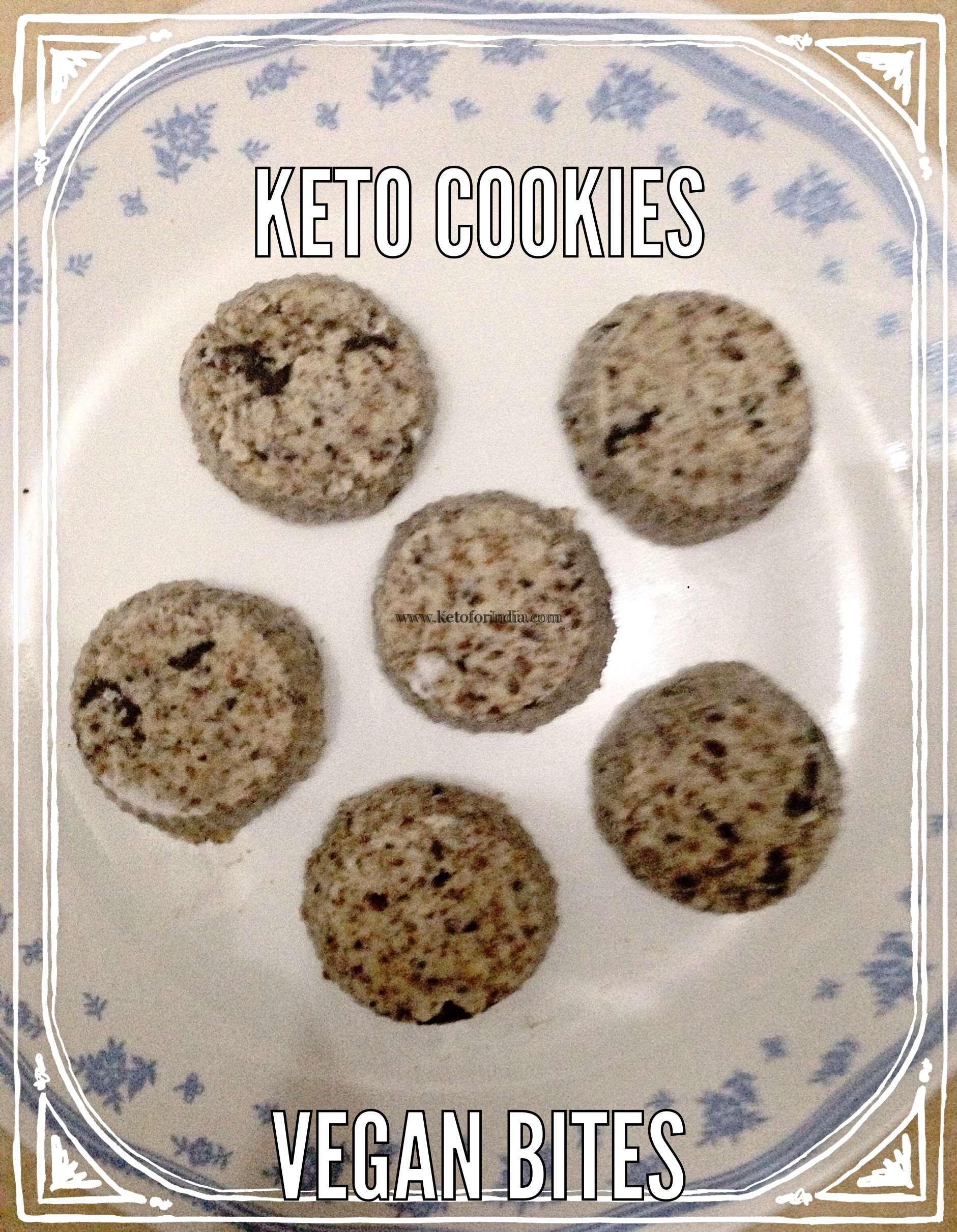 कीटो शाकाहारी कुकीज़ - Keto Cookies Recipe in Hindi 