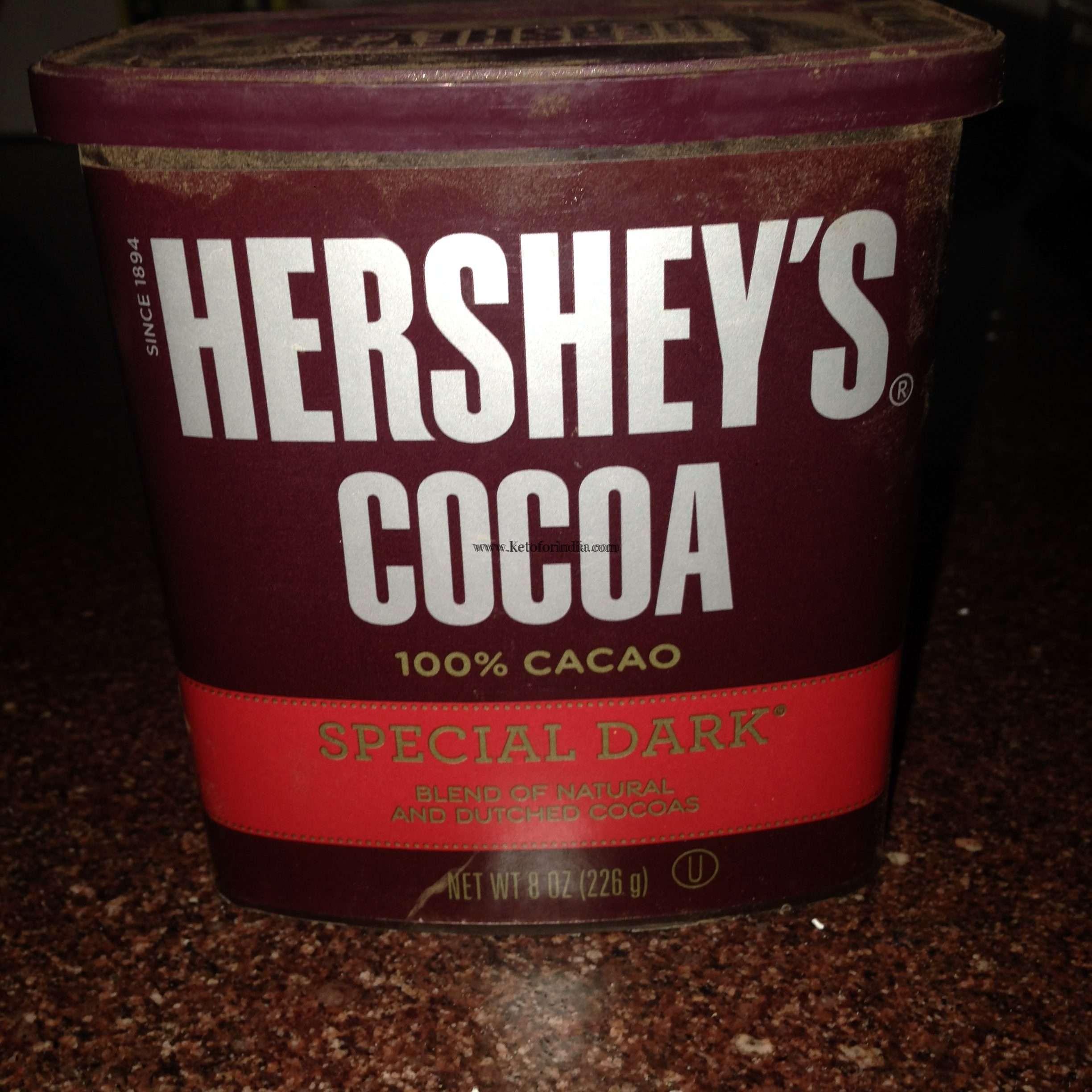 HERSHEYS Unsweetened Special Dark 100% COCOA
