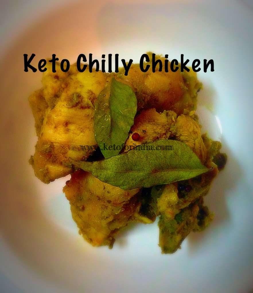 keto chilly chicken, keto chicken recipes, keto andhra chicken