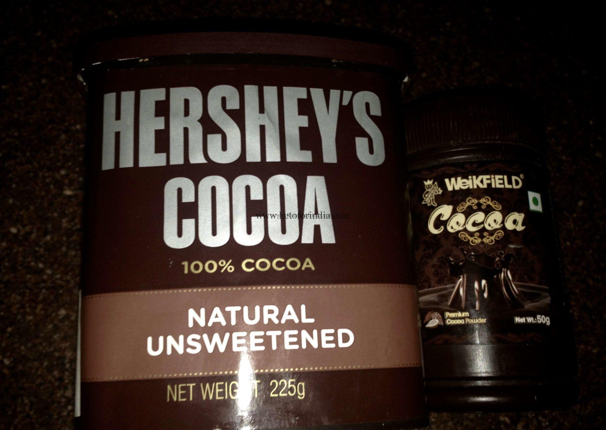 Hershey's cocoa low carb food