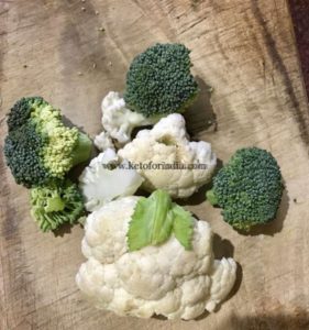 Wash The Cauliflower And Brocolli