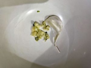 Chop 1 Clove Of Garlic