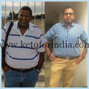 Ankush - Keto for India Weight Loss transformation