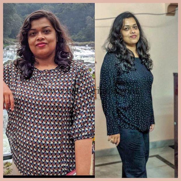 Barsha - Keto For India Client Transformation - Before & After Image
