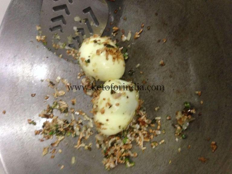 Try Keto Green egg - Hindi Recipe