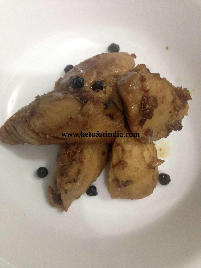 Keto Adobo Style Filipino Chicken