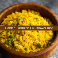 Golden Turmeric Cauliflower Rice