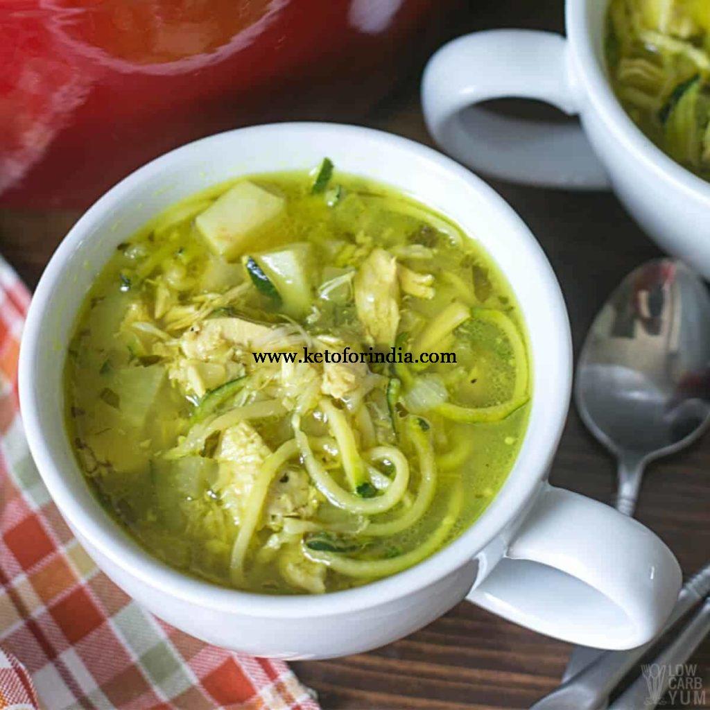 keto-chicken-noodle-soup-keto For India