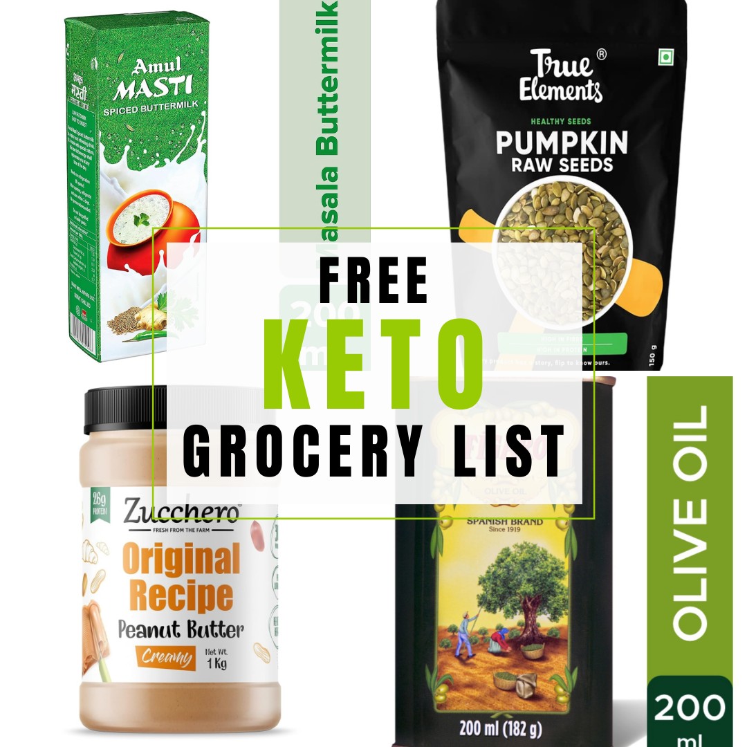 Free Keto Grocery List for Indian